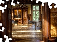 Podłoga, Pokój, Meble, Antyki, Stare, Wnętrze