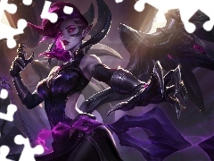 Upadły Anioł, Morgana, League of Legends, Postać, Gra