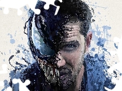 Aktor, Tom Hardy, Film, Venom, Grafika