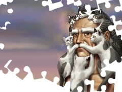 Koty, Art, Mężczyzna