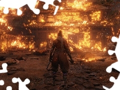 Gra, Pożar, Ogień, Sekiro Shadows Die Twice