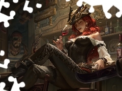 Miss Sarah Fortune, Łowca nagród, League of Legends, Posta