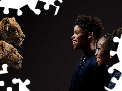 The Lion King, Nala, Shahadi Wright Joseph, Simba, JD McCrary, Król Lew, Film, Obsada dubbingowa