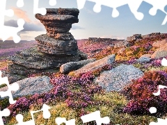 Skały, Kamienie, Anglia, Park Narodowy Peak District, Hrabs