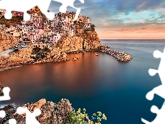Gmina Riomaggiore, Włochy, Miejscowość Manarola, Morze Li
