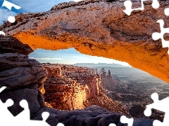 Park Narodowy Canyonlands, Stany Zjednoczone, Skały, Łuk s