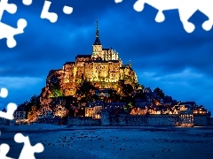 Opactwo św Michała Archanioła, Mont Saint-Michel, Normand