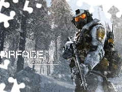 Las, Zima, Warface, Żołnierz, Gra