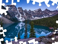 Prowincja Alberta, Park Narodowy Banff, Jezioro, Moraine Lak