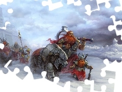 Gra, Heroes of Might and Magic V, Krasnoludy, Wojownicy, Zima
