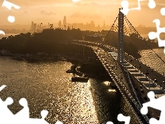 Zatoka San Francisco, Most, Stany Zjednoczone, San Francisco-Oakland Bay Bridge, Kalifornia, Yerba Buena, Wyspa, Most San Francisco – Oakland Bay
