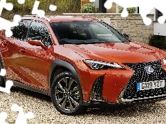Lexus UX, Przód, Bok, Hybryda