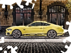 2021, Żółty, Ford Mustang Mach 1
