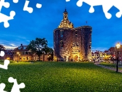 Cultural Center Drommedaris, Miasto Enkhuizen, Oświetlenie,