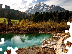 Kranjska Gora, Słowenia, Rezerwat przyrody Zelenci, Jezioro
