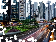 Chiny, Domy, Ulica, Hongkong