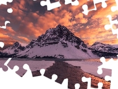 Park Narodowy Banff, Góry, Kanada, Szczyt, Alberta, Bow Lak