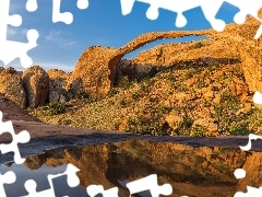 Landscape Arch, Skały, Utah, Stany Zjednoczone, Park Narodo