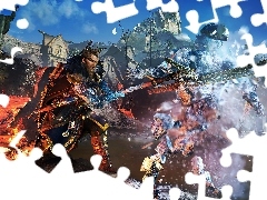 Walka, Gra, Eivor, Wiking, Broń, Assassins Creed Valhalla Dawn of Ragnarok