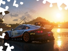 Gra, Assetto Corsa Competizione, Tor, Promienie słońca, Sa
