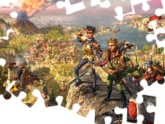 Postacie, Gra, Dolina, Osada, Wojownicy, The Settlers