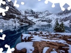 Kamienie, Lake McArthur, Kolumbia Brytyjska, Góry, Kanada, 