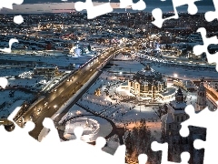 Miasto, Tuła, Drogi, Zima, Muzeum broni, Obwód tulski, Ros