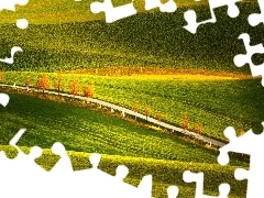 Czechy, Pola, Wzgórza, Morawy
