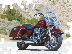 Harley Davidson Road King, Szyba