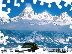 Chatka, Śnieg, Zima