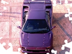 Lampy, Lamborghini Diablo, Podnoszone