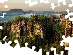 Bastei, Park Narodowy Saskiej Szwajcarii, Góry Połabskie,