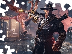 Mężczyzna, Gra, Evil West, Broń
