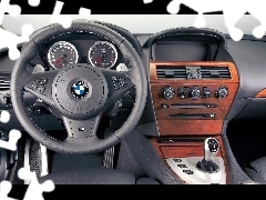 Bmw, M6, Wnętrze