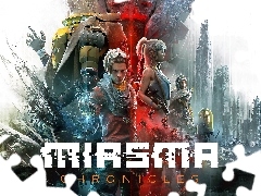 Ruiny, Plakat, Miasma Chronicles, Bohaterowie, Gra
