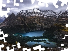 Jezioro OHara, Jezioro, Park Narodowy Yoho, Mary Lake, Góry