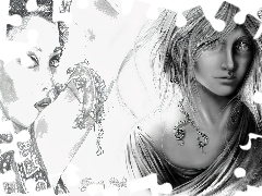Szkic, Portret, Dziewczyna