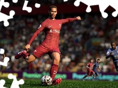Mecz, Piłkarz, Gra, Fifa 23, Boisko, Virgil van Dijk