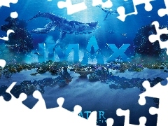 Avatar istota wody, Film, Avatar The Way of Water, GĹÄbia, Napis, Plakat, RoĹliny, Ryby, Dno