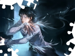 Grafika, Yuzuru Hanyu, Sportowiec, ĹyĹźwiarz figurowy