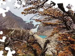 Lodowiec, GĂłry, Patagonia, Argentyna, Perito Moreno, Drze