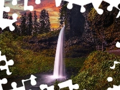Silver Falls State Park, Oregon, South Falls, Park stanowy, 