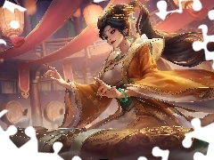 PostaÄ, Gra, Sona, Instrument, Kobieta, League of Legends