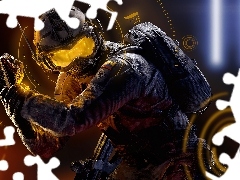 PostaÄ, MÄĹźczyzna, Kask, Kombinezon, Plecak, Tom Clancys Rainbow Six Siege, Gra, RÄkawice