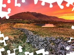 Jezioro, GĂłry, Tewet Tarn, Drzewa, Park Narodowy Lake Dis