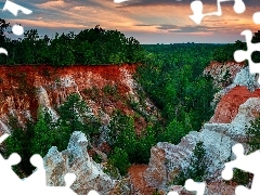 Drzewa, Stany Zjednoczone, SkaĹy, GĂłry, Zbocza, ZachĂ