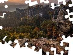 Bastei, GĂłry, Park Narodowy Saskiej Szwajcarii, SkaĹy,