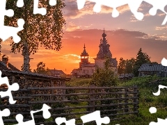 Ogrodzenie, ObwĂłd archangielski, Kimzha, Cerkiew, WschĂ