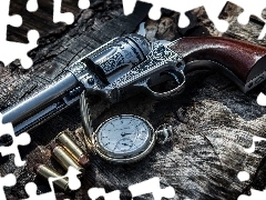 Zegarek, Naboje, Colt, Rewolwer