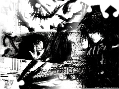 ptaki, ludzie, Angel Sanctuary, twarze